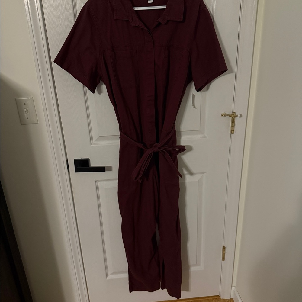 Old Navy Maroon Jumpsuit